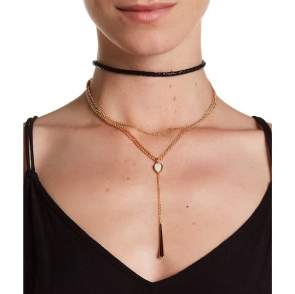 *NWT* Jules Smith Pacey Layered Choker Necklace - Picture 2 of 8